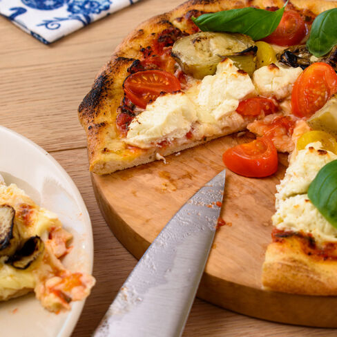 Pizza Carciofi Con Feta